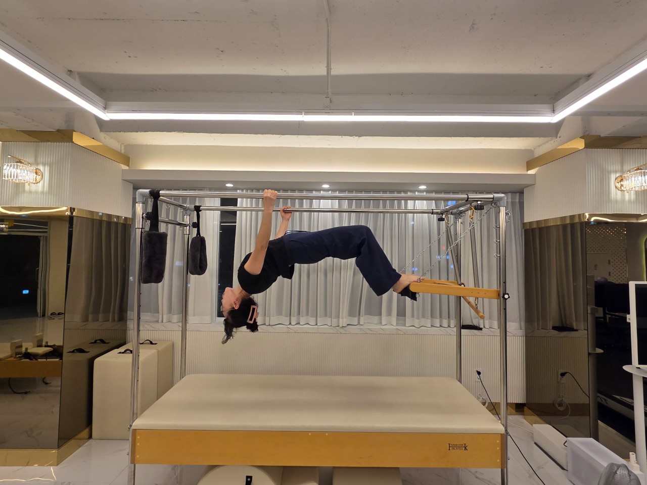 인필라테스 레슨 모습